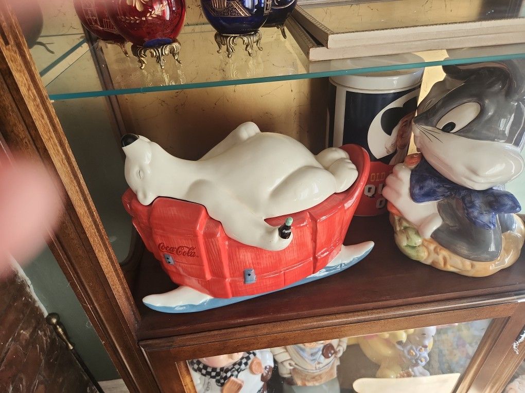 Coca Cola Polarbear Cookie Jar