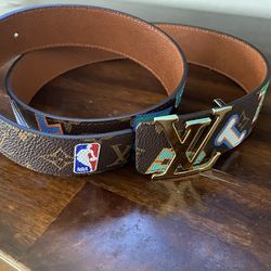 Louis Vuitton/NBA Belt