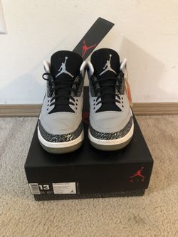 JORDAN SIZE 13 WOLF GREY 3s