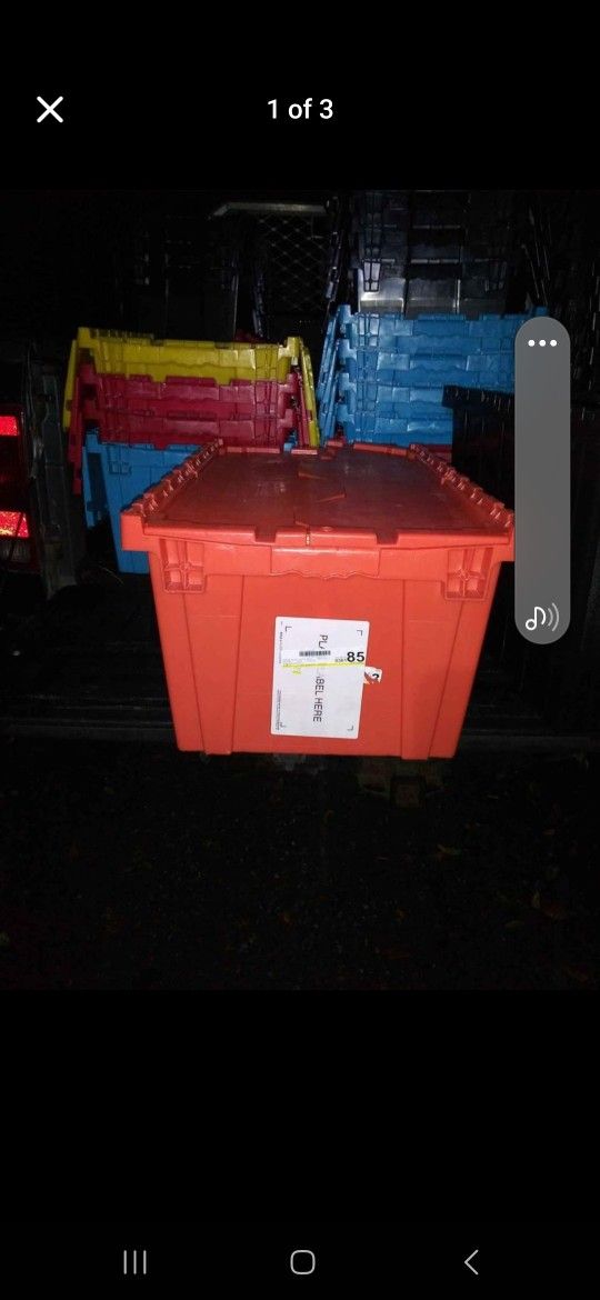Hard Plastic Totes