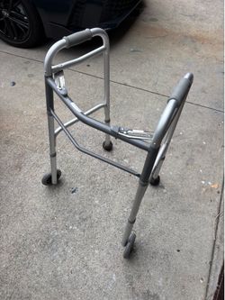 Adult walker and crutches