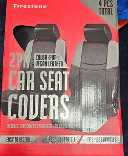 Car seat covers.