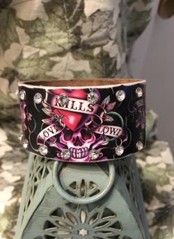 Ed Hardy Leather Cuff