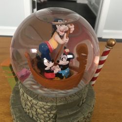 Disney Gondola Snow Globe