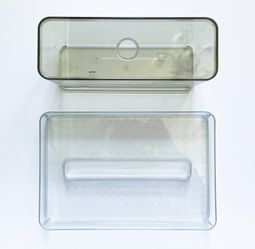 Ikea Transparent Storage Box & Madesmart Drawer Organizer 