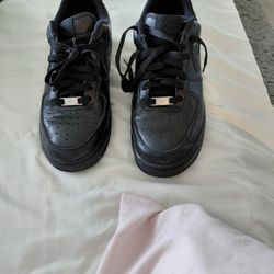 Nike Black Airforce Ones