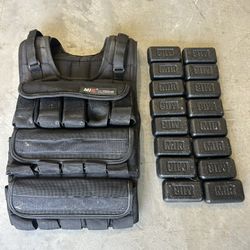 Weighted exercise vest
