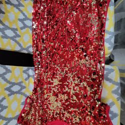 Sequin Red Dress