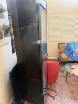 Freezer glass door