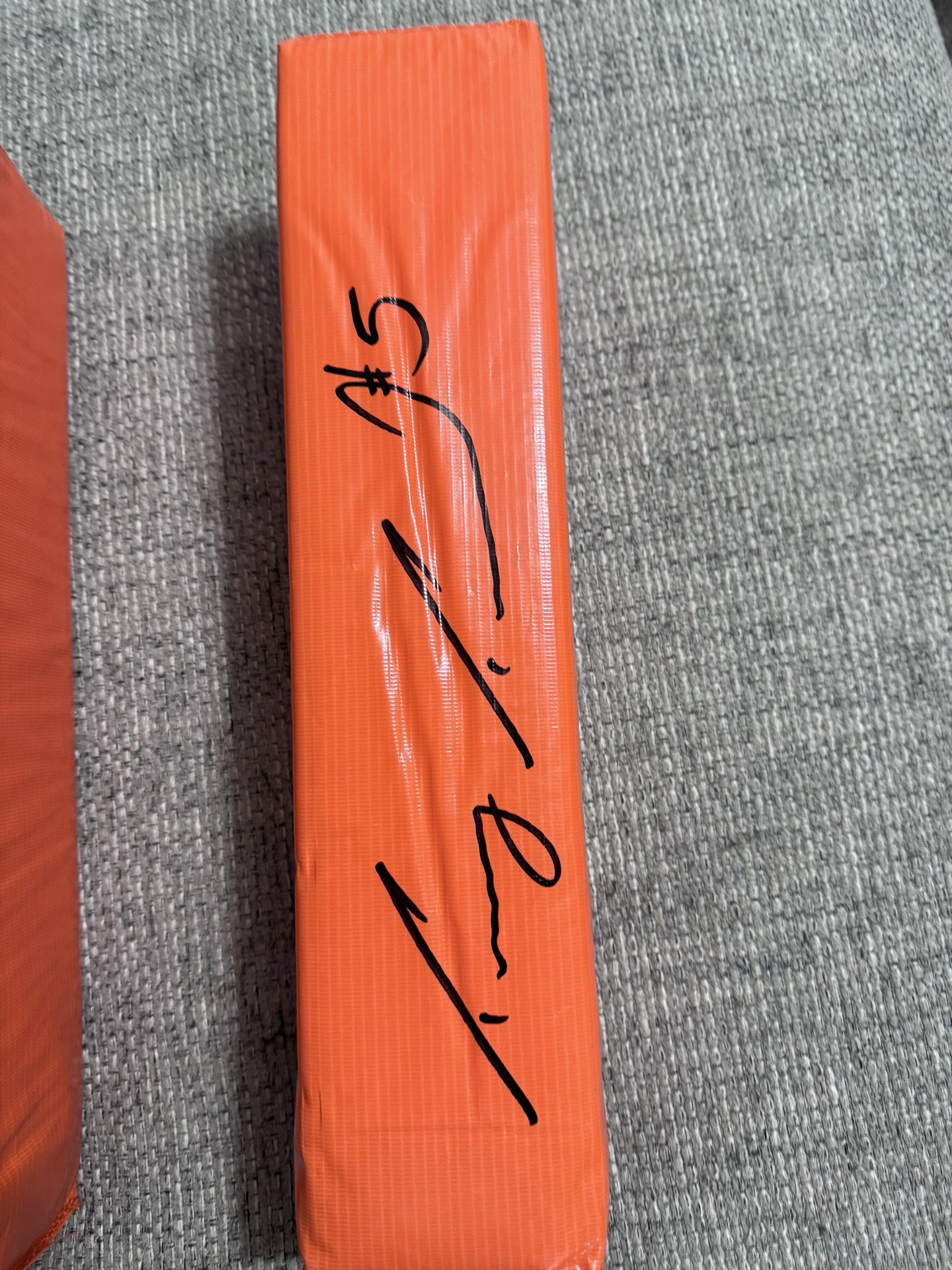 Tommy Townsend Signed Autograph End Zone Pylon - Beckett Witness Coa