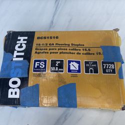 Bostitch 15 1/2 Gauge 2” Flooring Staples