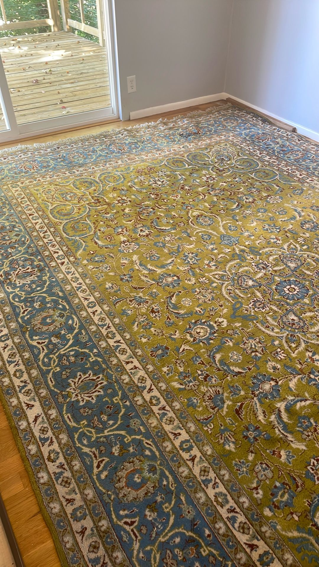 Imported Wool Rug 8feet 6 Inches By 13 Feet