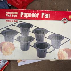 Norpro Professional Black Steel Popover Pan