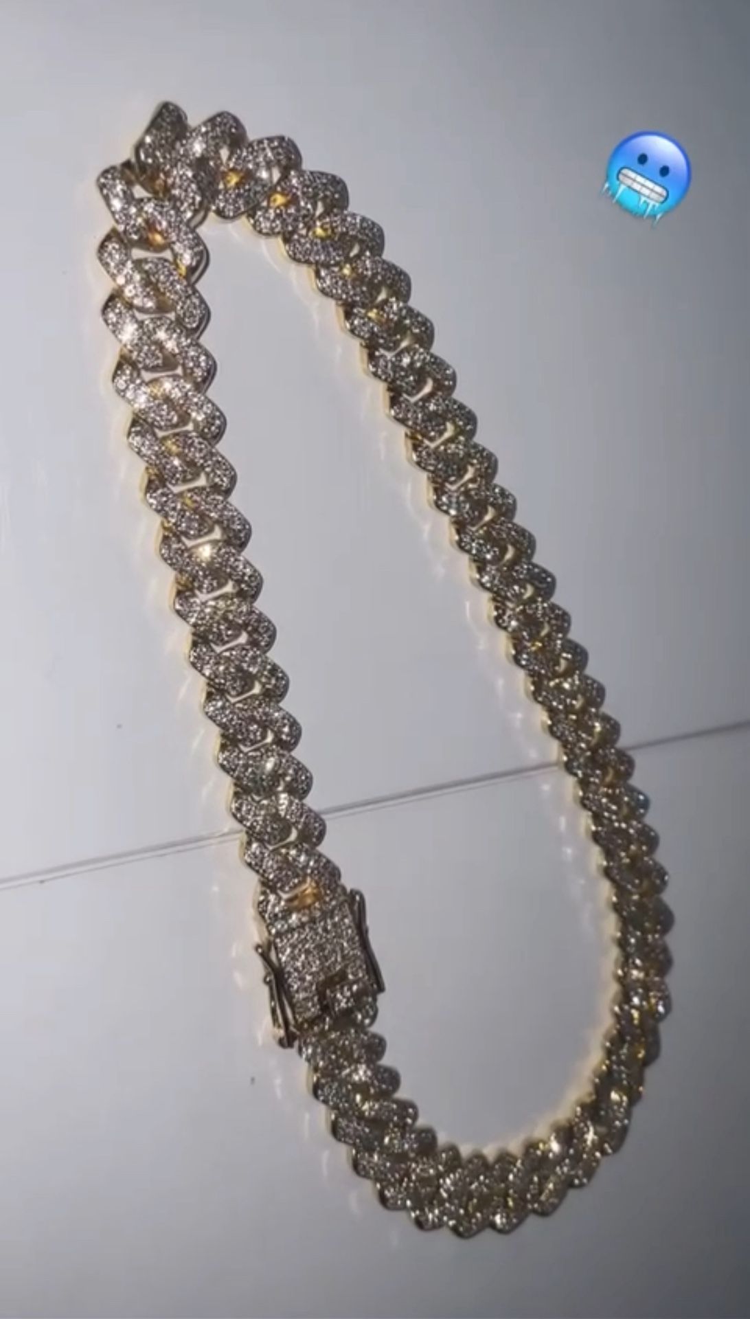Iced Out Gold Chain