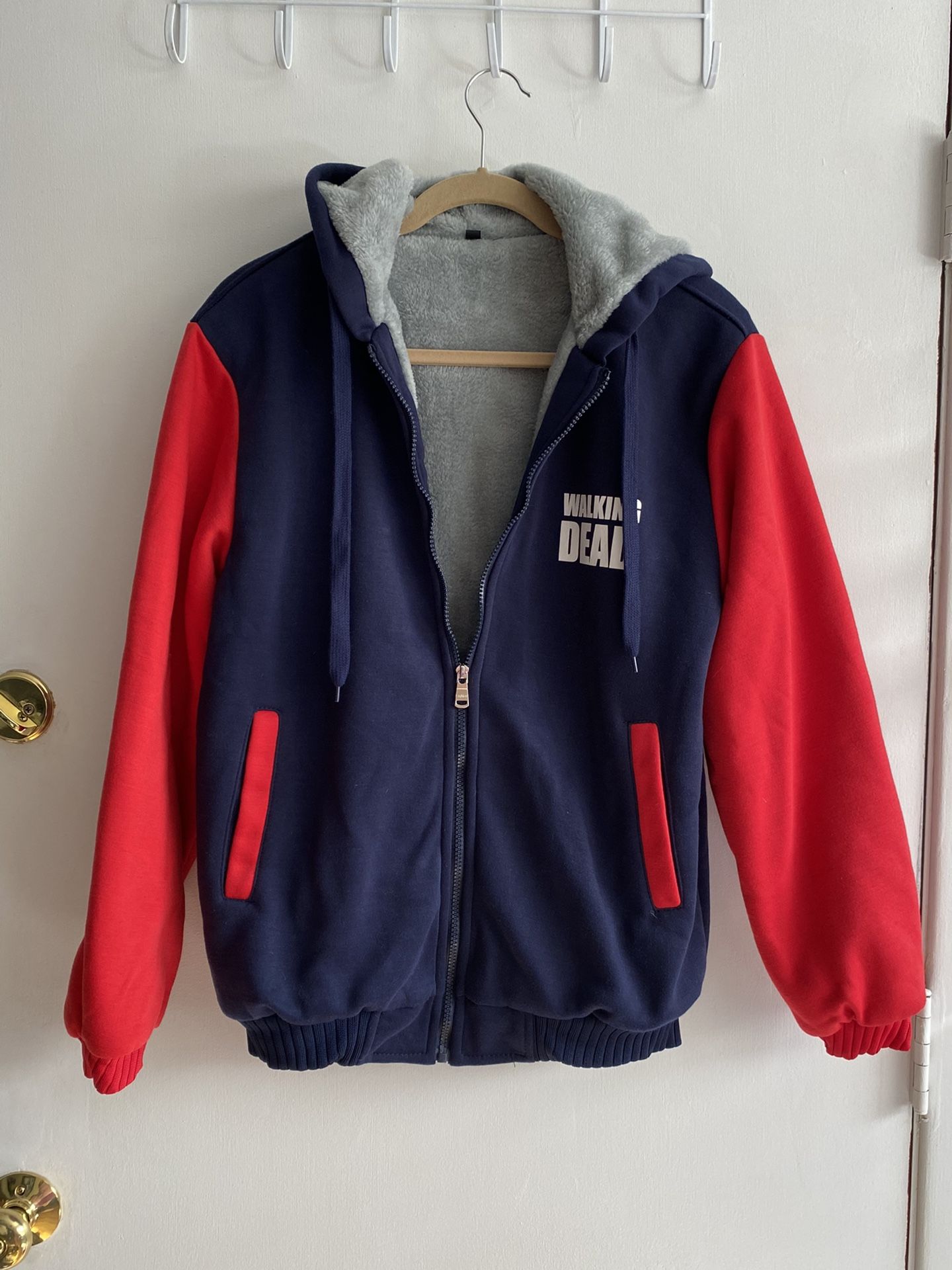 Sherpa Lined Hoodie Walking Dead