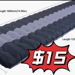 ❤️$15❤️New camping sleeping pad bed waterproof inflatable lightweight 75Lx28Wx5H inch air mattress sleeping mat with carrying bag

Pick up is in the L