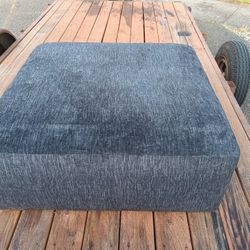 Dark Blue Ottoman 