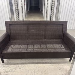 Wicker couch