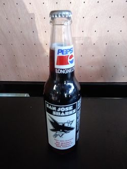 San Jose Sharks Pepsi bottle collectible