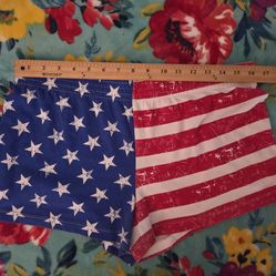 Juniors' Flag Shorts