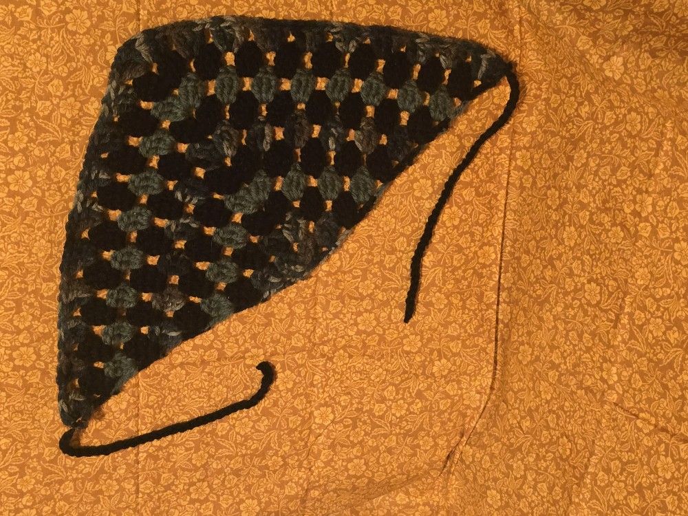 Crocheted Camo Bandana