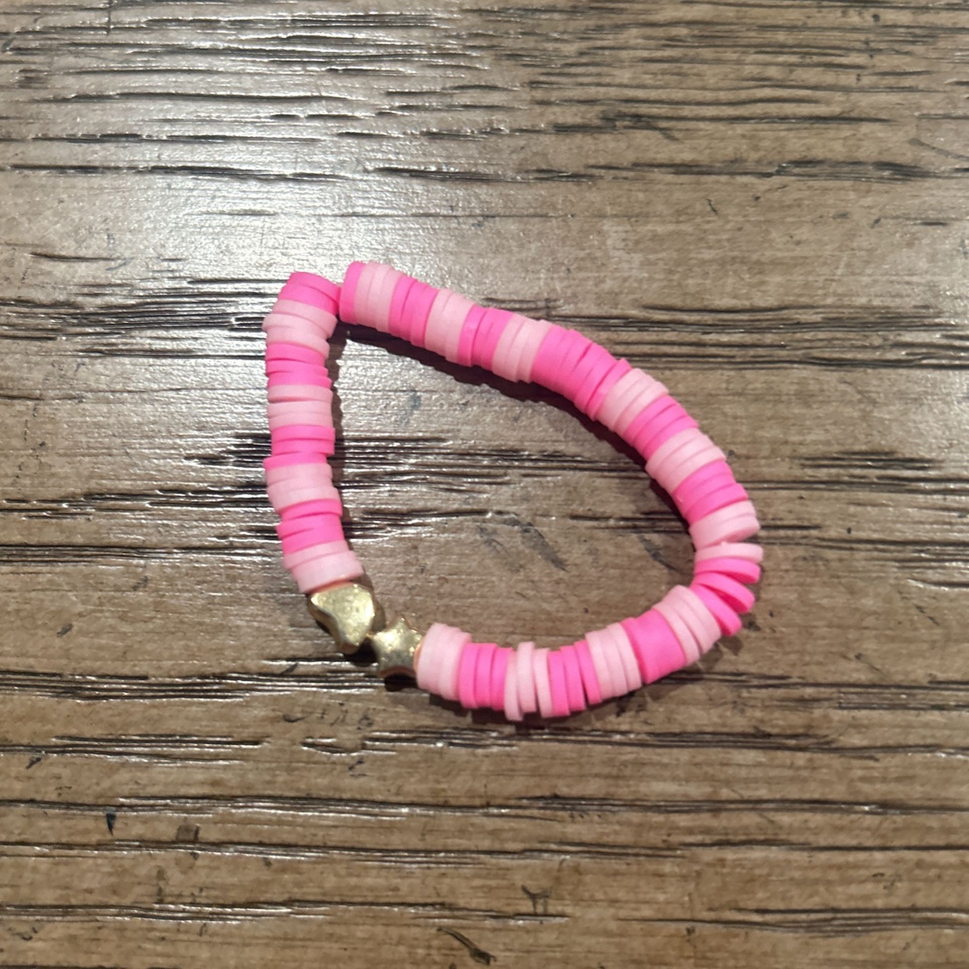 Clay bead bracelet