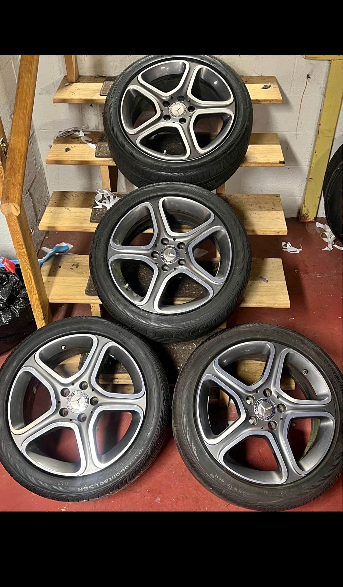 Set 2014 2016 2018 Mercedes-Benz CLA CLASS CLA250 OEM Factory Wheels Rims 85337