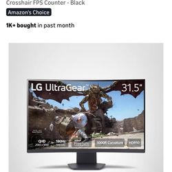 LG Monitor 31.5”
