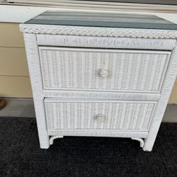 Wicker Night Stand