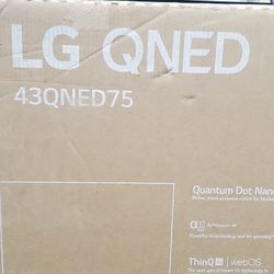 LG 43" QNED MINILED 4K SMART TV WEB OS  NEW IN BOX WITH WARRANTY FANTASTIC PICTURE QUALITY 🔥🖥💯🔥