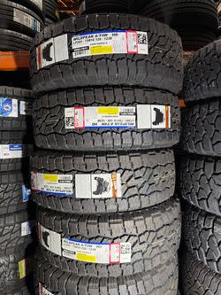 Lt 285/75r16 falken wildpeak at installation and balance include