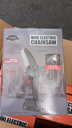 mini chain saw with battery