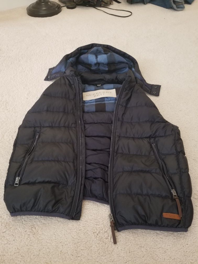 Navy Blue Vest by Burberry in Large
