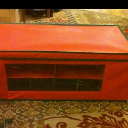 Christmas ornament storage and more 27" W x 13" D x 10" H 