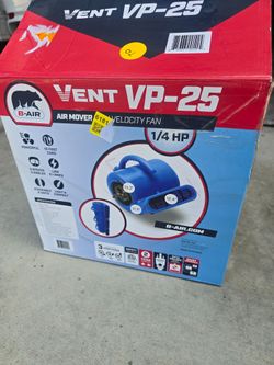 1/4 HP air mover fan