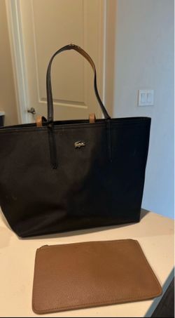Lacoste Black Tote Bag / Handbag