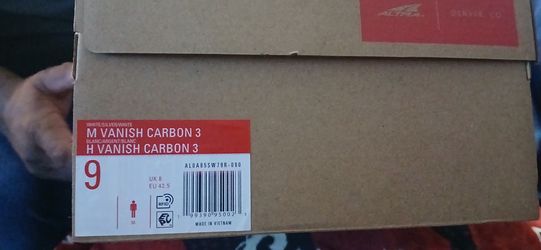 Size nine shoes