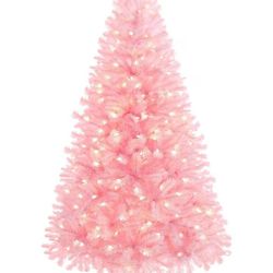 Yaheetech 7.5ft Pre-lit Christmas Tree