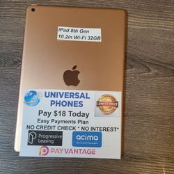 Apple IPad 8th Gen 10.2 Inch 32gb Unlocked. Tv 