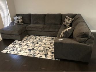 *Brad New Ashley Sectional Oversized Smoke Couch_