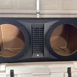 Rockford Fosqate Dual 12” Speaker Box