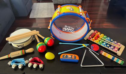 Wooden Instruments Musical Toys Set for Boys and Girls.  Pick up in Van Nuys CA