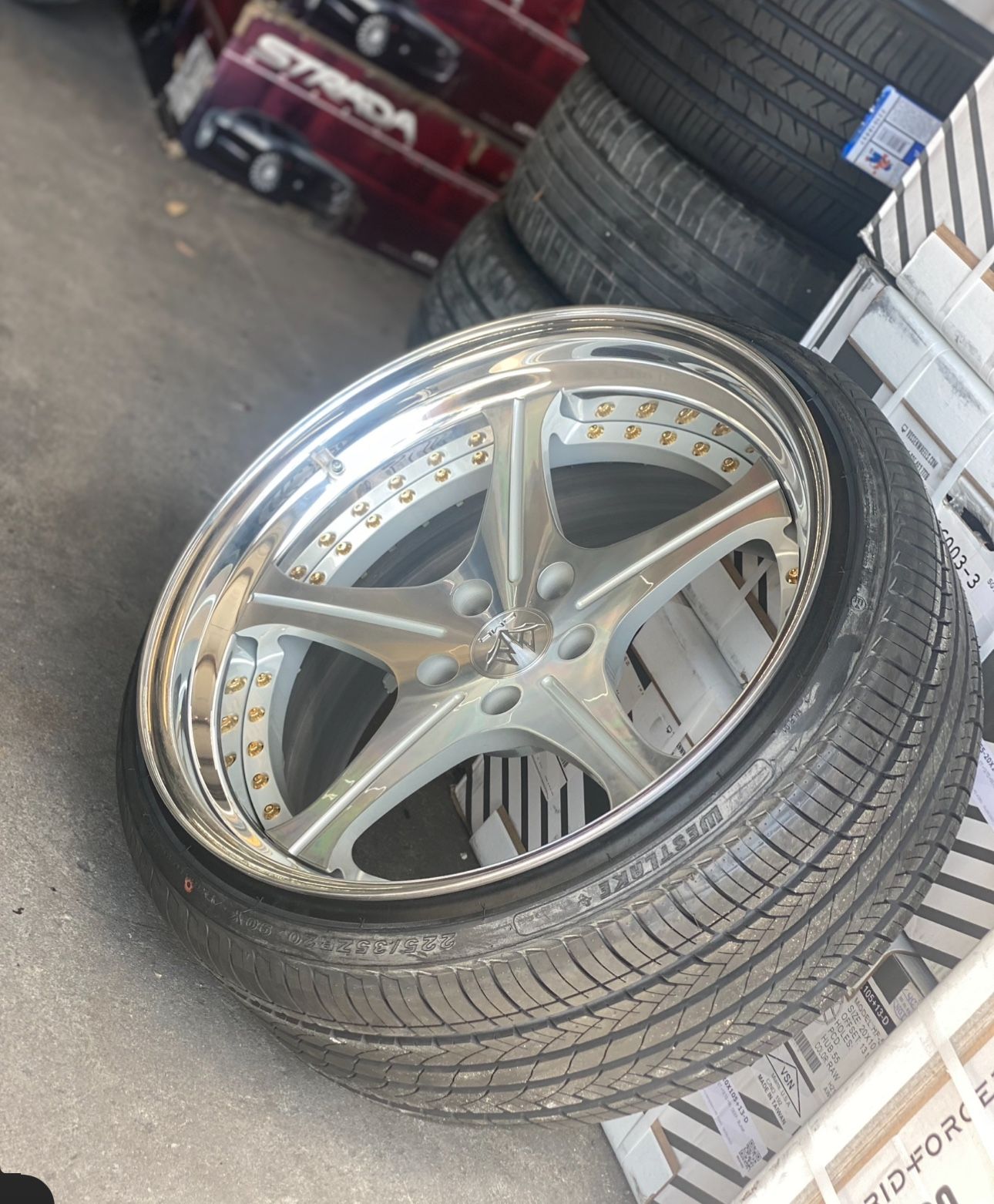 3 piece wheels 20” gmr monarch 5x120