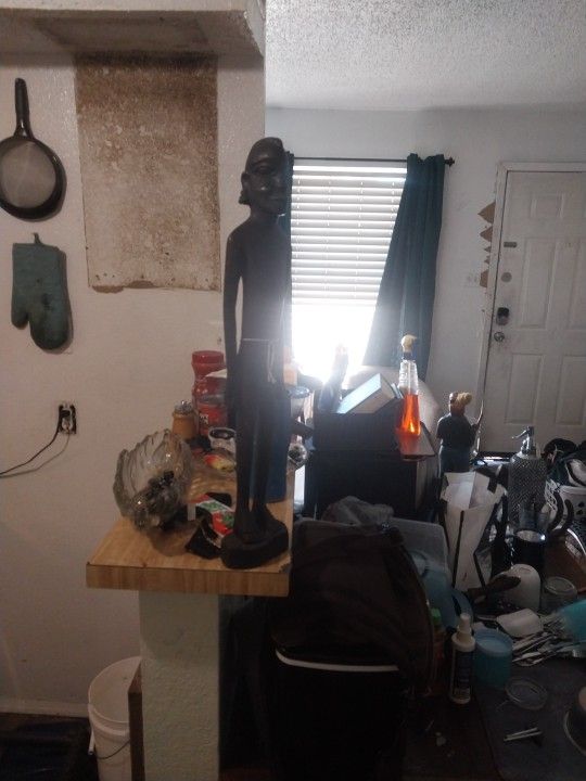 african wooden statue