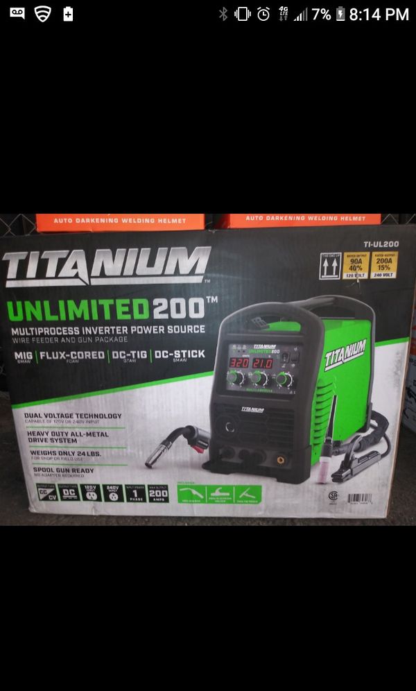 Titanium Unlimited 200 Multi Welder for Sale in San Lorenzo, CA OfferUp