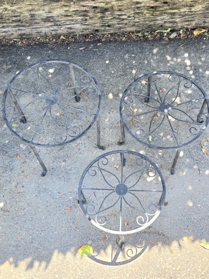 3 Small Plant Stands