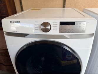 Samsung Washer Dryer Set Front Load Steam Matching Pair w/ Storage Pedestals