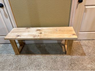 Farmhouse Bench (Light Walnut) 4ft ***New***