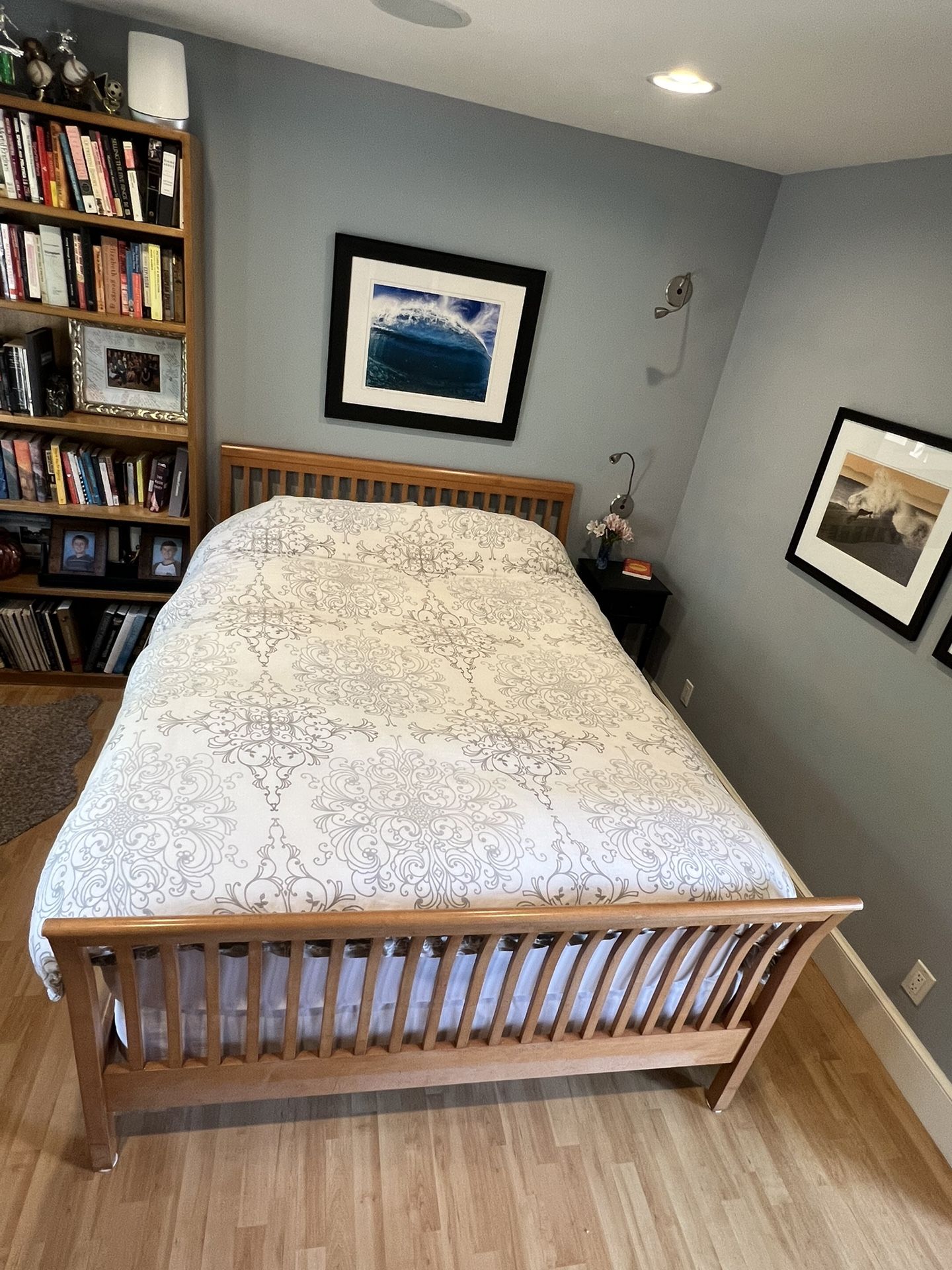 Queen Bed frame And Boxspring