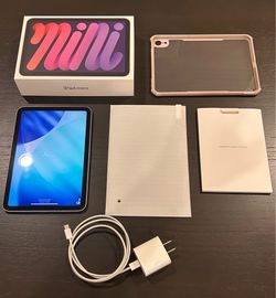 iPad Mini 64GB 6th Generation Wi-Fi Model w/ Accessories